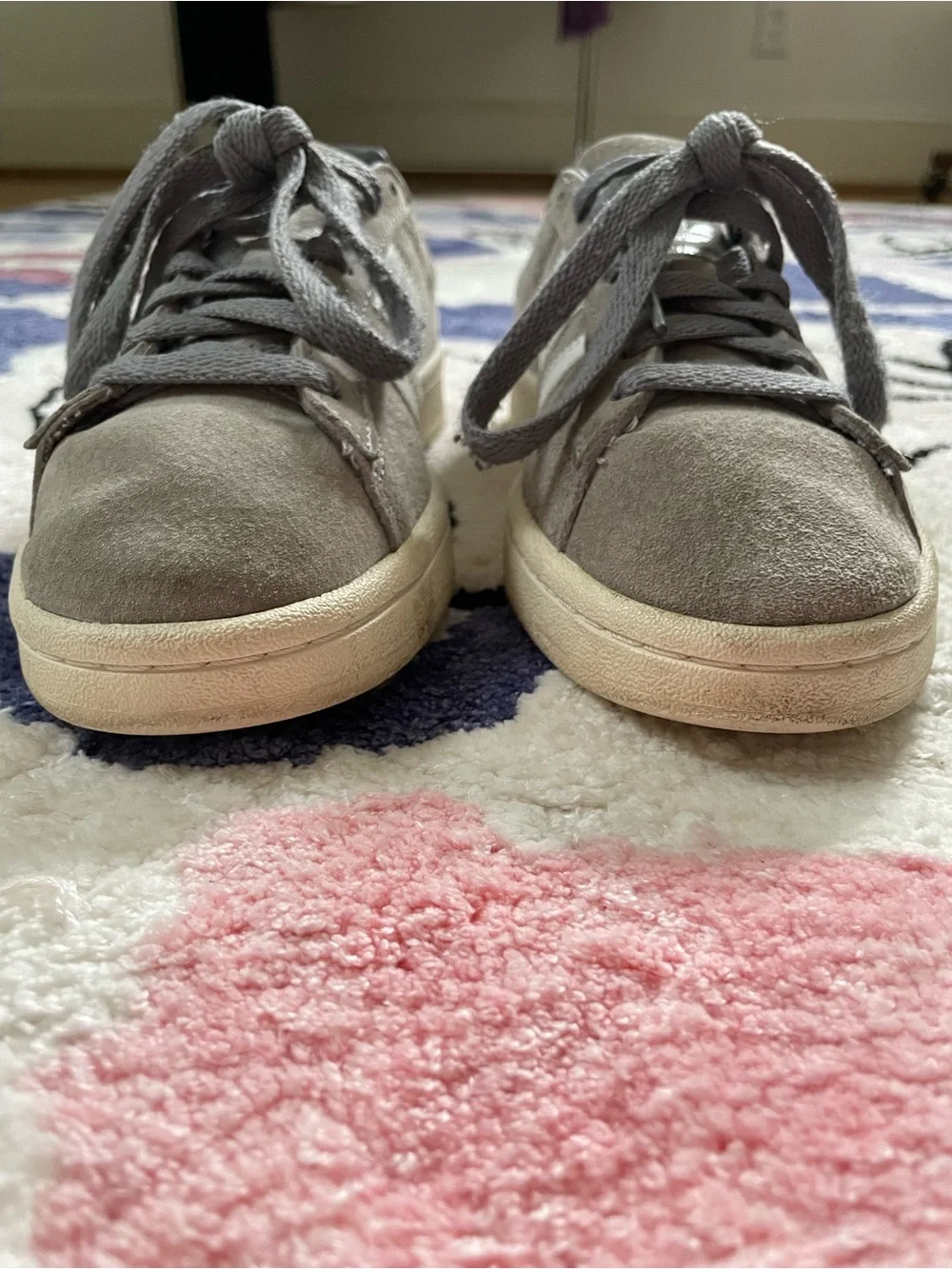 Adidas Campus grey suede sneakers men's 4.5 (fits women's size 6 too)
